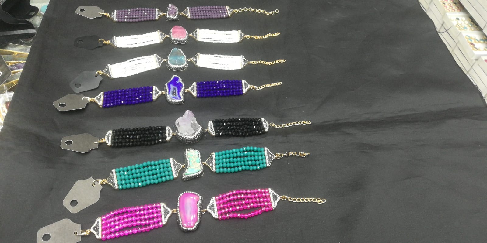 stone and pearl bracelet Walsh Trader