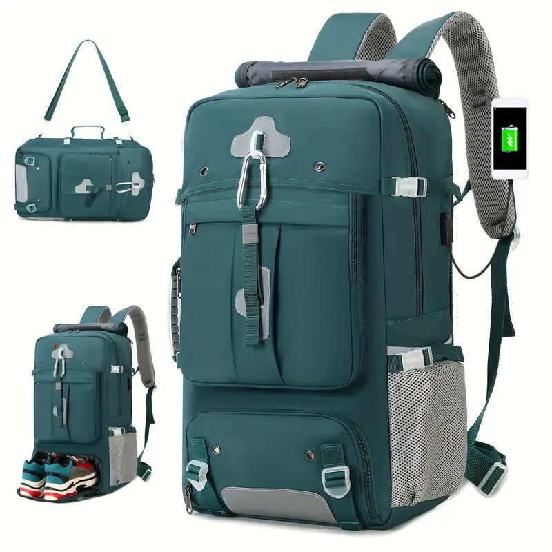 Airline Approved Travel Backpack with Shoe Compartment
