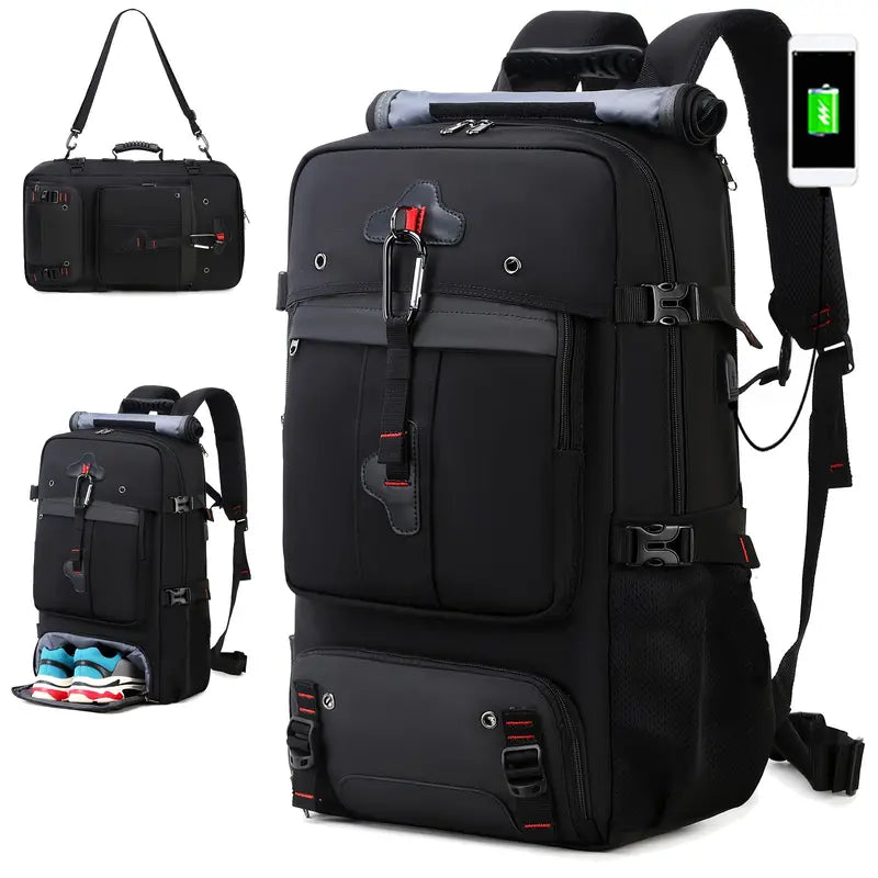 Airline Approved Travel Backpack with Shoe Compartment