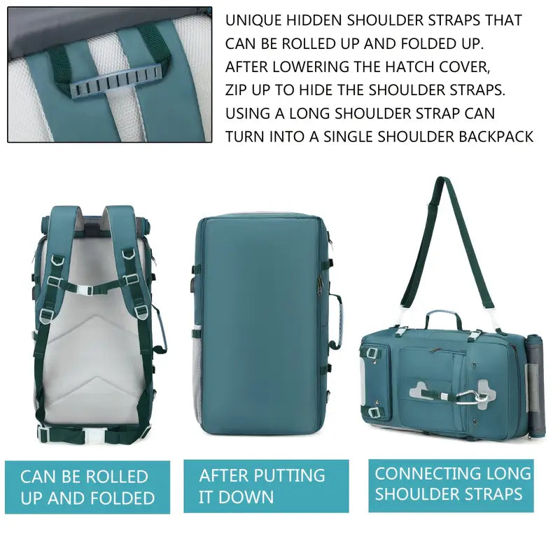 Airline Approved Travel Backpack with Shoe Compartment