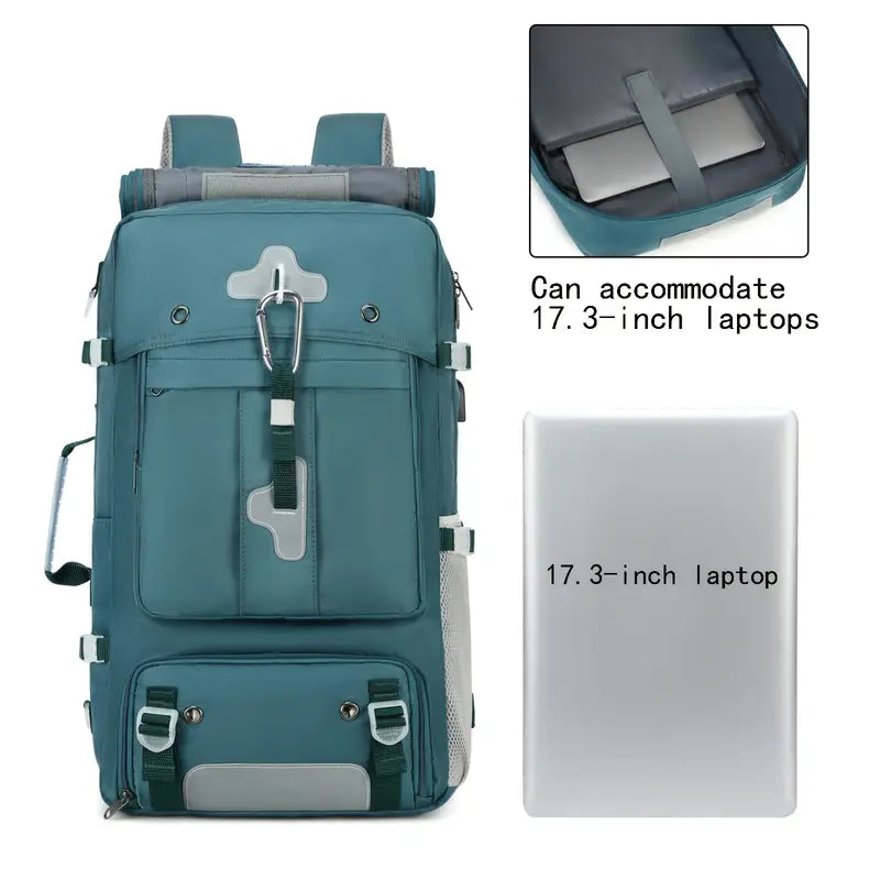 Airline Approved Travel Backpack with Shoe Compartment