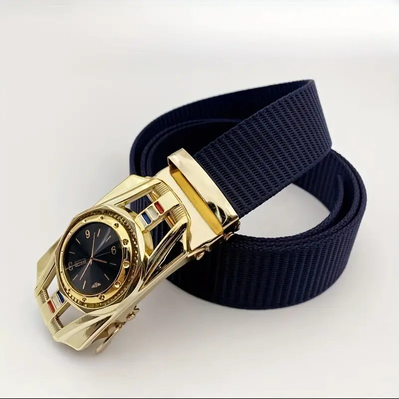 Men Casual Outdoor Belt with Watch Face Design Zhejiang,China
