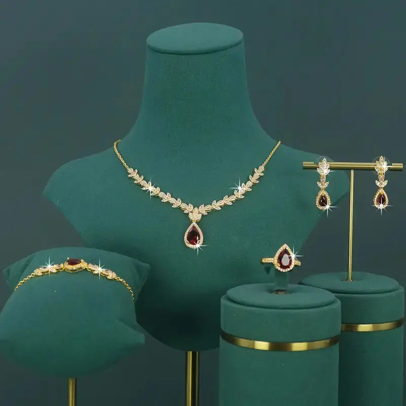 5pcs 18K Golden Plated Luxury Set Guangdong,China