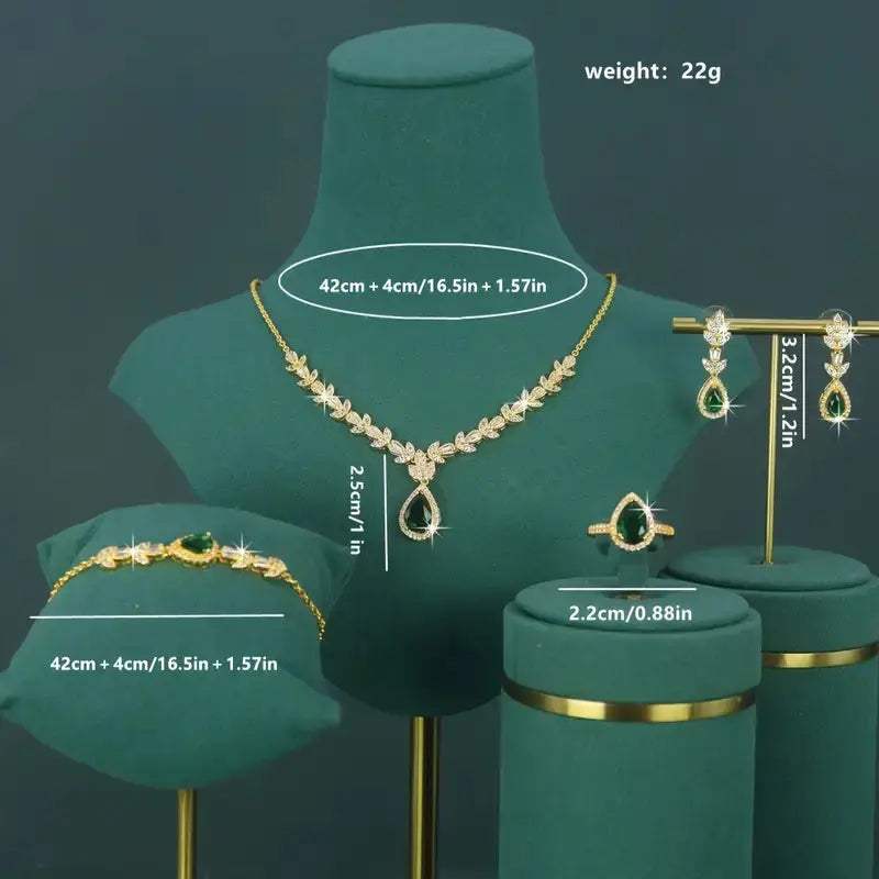 5pcs 18K Golden Plated Luxury Set Guangdong,China