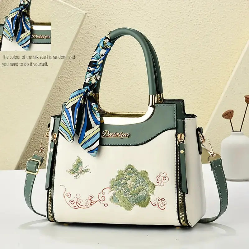 Embroidered Colorful Wo 'S Handbag Zhejiang,China