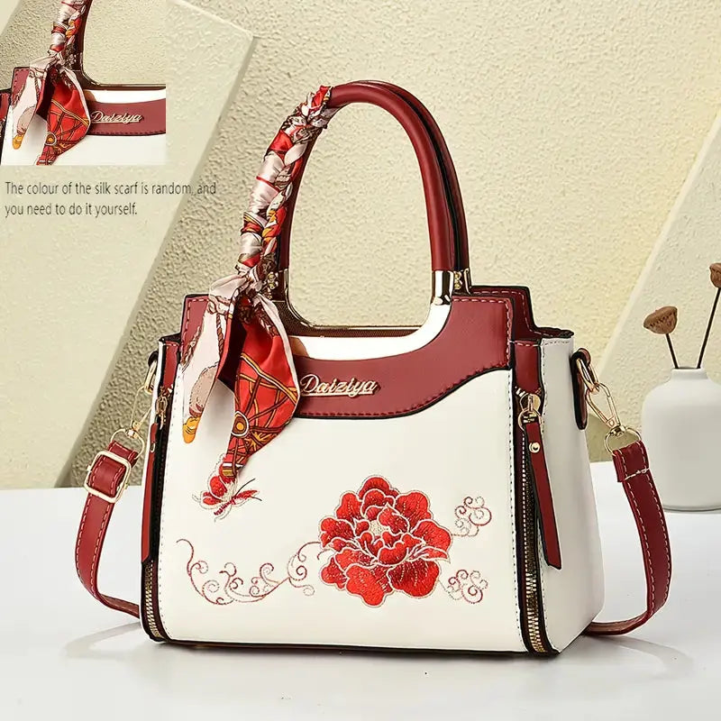 Embroidered Colorful Wo 'S Handbag Zhejiang,China