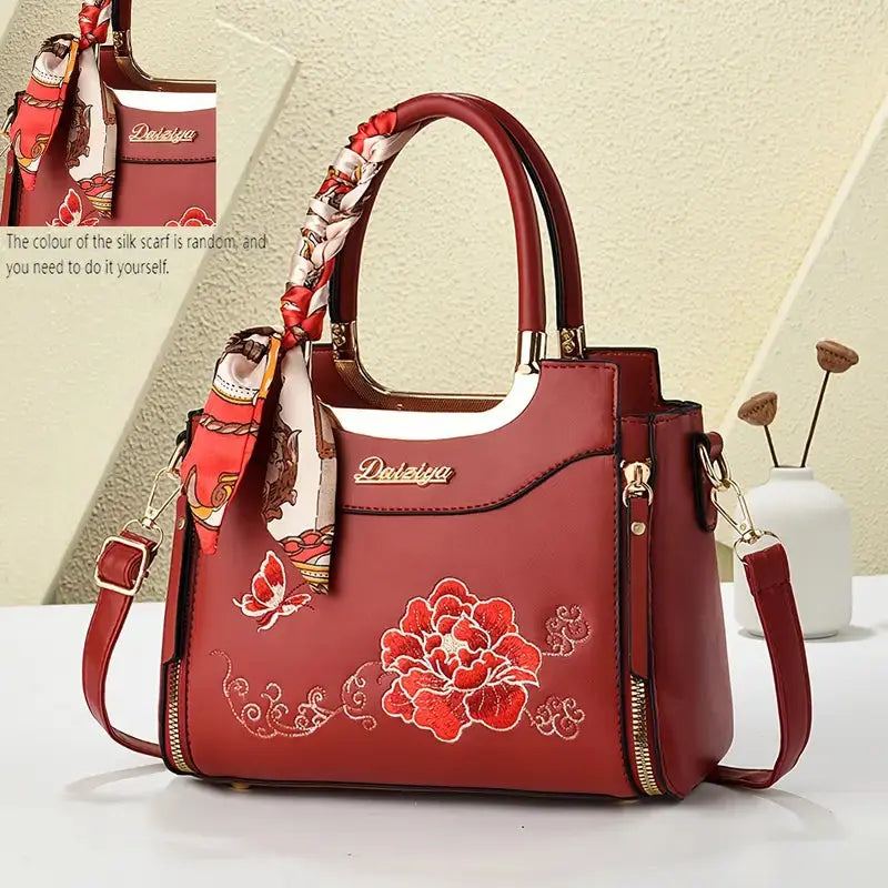 Embroidered Colorful Wo 'S Handbag Zhejiang,China